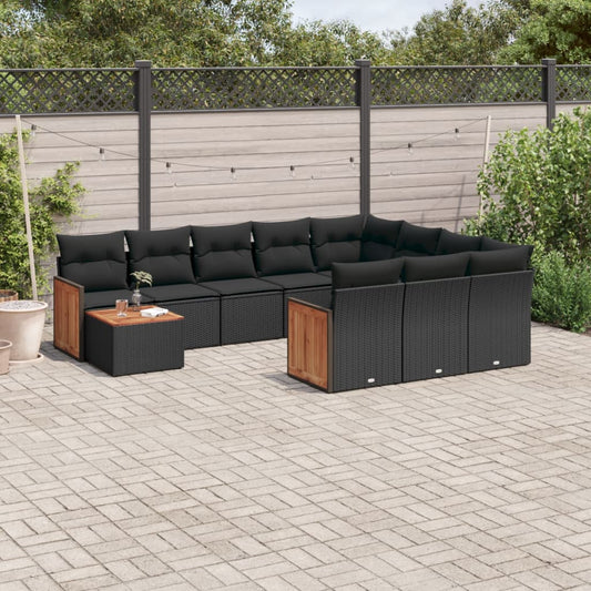 Sofasæt Til Haven 11 Dele Med Hynder Polyrattan