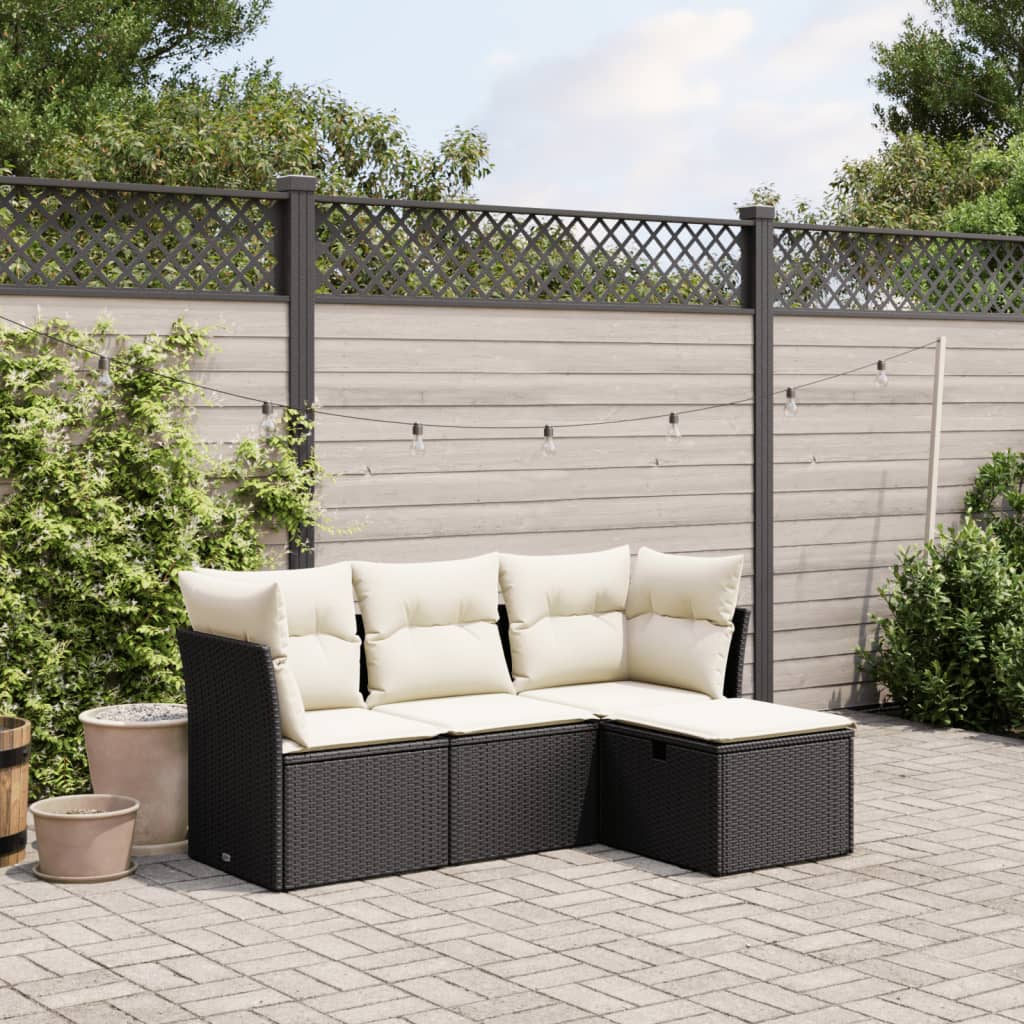 Sofasæt Til Haven 4 Dele Med Hynder Polyrattan - Variant 3263112