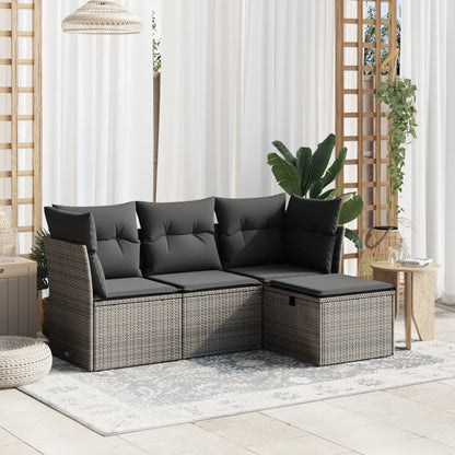 Sofasæt Til Haven 4 Dele Med Hynder Polyrattan - Variant 3263116