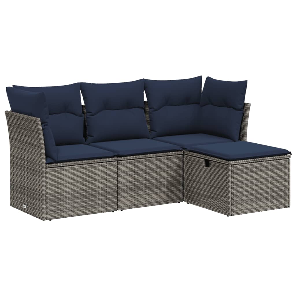 Sofasæt til Haven 4 Dele med Hynder Polyrattan - billede 2