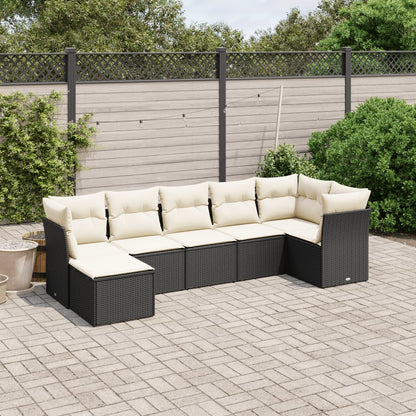 Sofasæt Til Haven 7 Dele Med Hynder Polyrattan - Variant 3263192