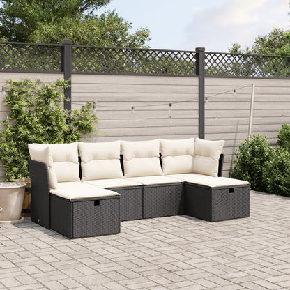 Sofasæt Til Haven 6 Dele Med Hynder Polyrattan - Variant 3263232