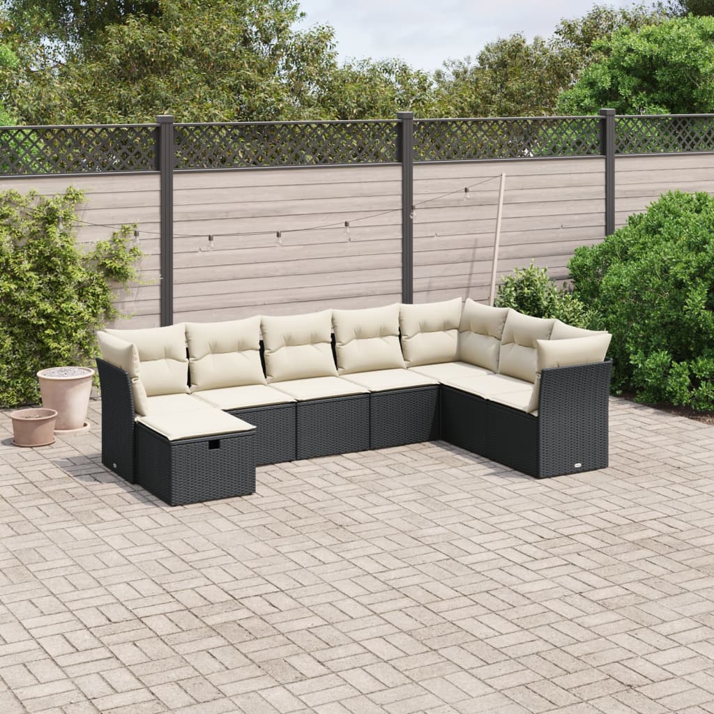 Sofasæt Til Haven 8 Dele Med Hynder Polyrattan - Variant 3263272