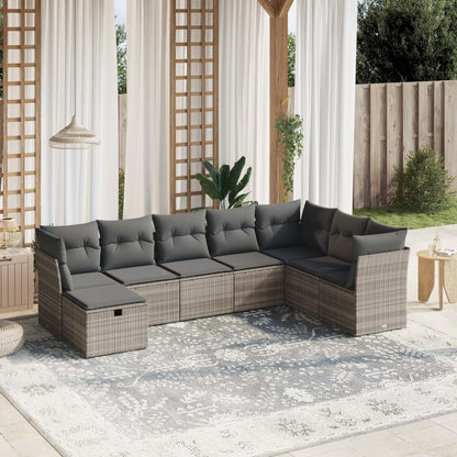 Sofasæt Til Haven 8 Dele Med Hynder Polyrattan - Variant 3263278