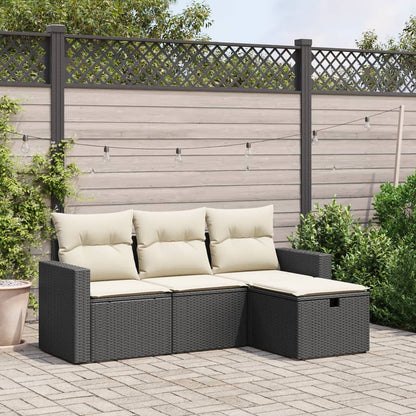 Sofasæt Til Haven 4 Dele Med Hynder Polyrattan - Variant 3263442