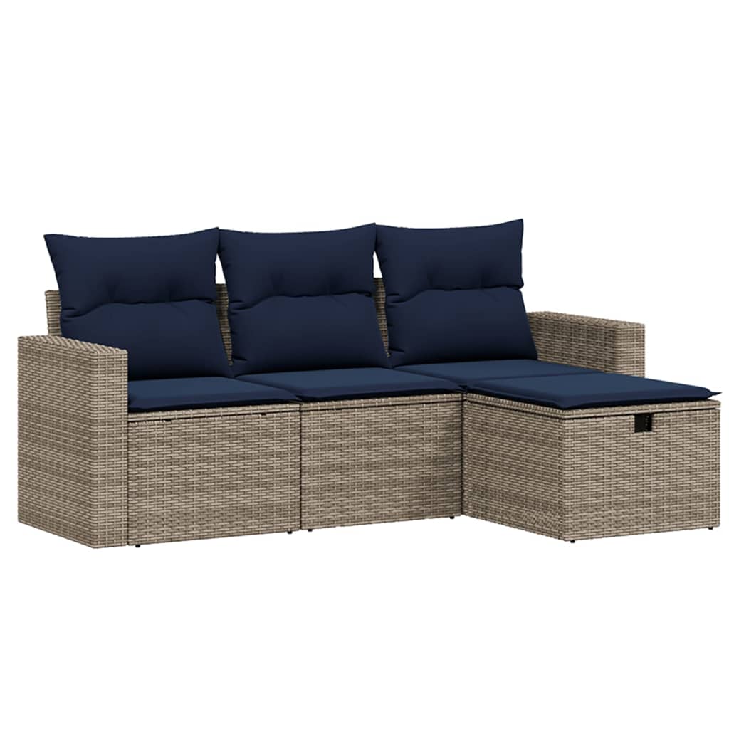 Sofasæt til Haven 4 Dele med Hynder Polyrattan - billede 2