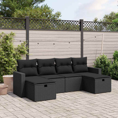 Sofasæt Til Haven 6 Dele Med Hynder Polyrattan - Variant 3263541