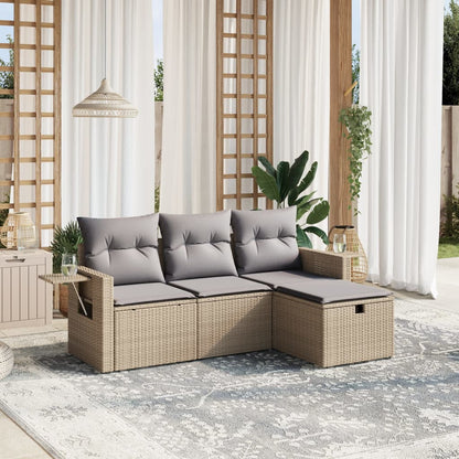 Sofasæt Til Haven 4 Dele Med Hynder Polyrattan - Variant 3263755