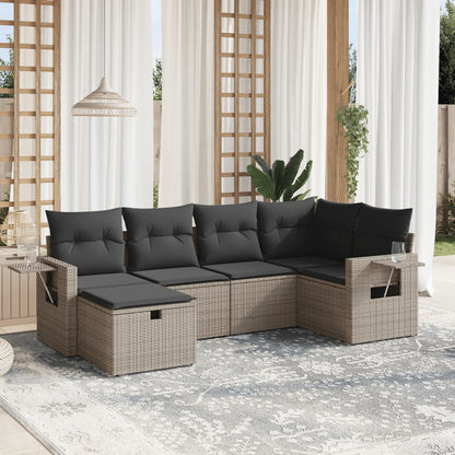 Sofasæt Til Haven 6 Dele Med Hynder Polyrattan - Variant 3263796