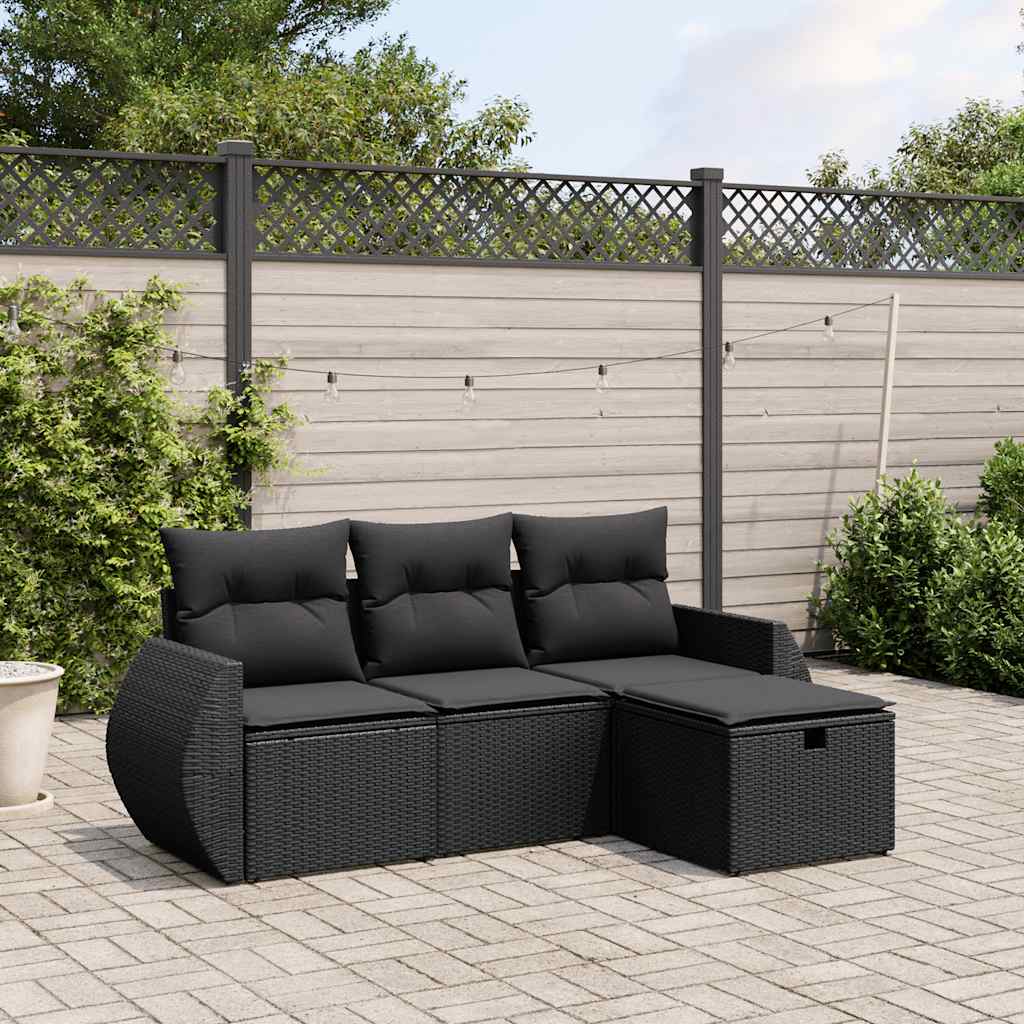 Sofasæt Til Haven 4 Dele Med Hynder Polyrattan - Variant 3264061
