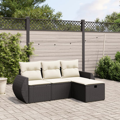 Sofasæt Til Haven 4 Dele Med Hynder Polyrattan - Variant 3264062
