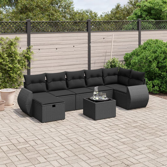 Sofasæt Til Haven 8 Dele Med Hynder Polyrattan