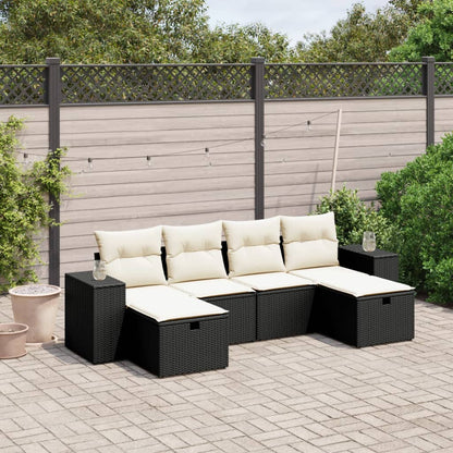 Sofasæt Til Haven 6 Dele Med Hynder Polyrattan - Variant 3264472