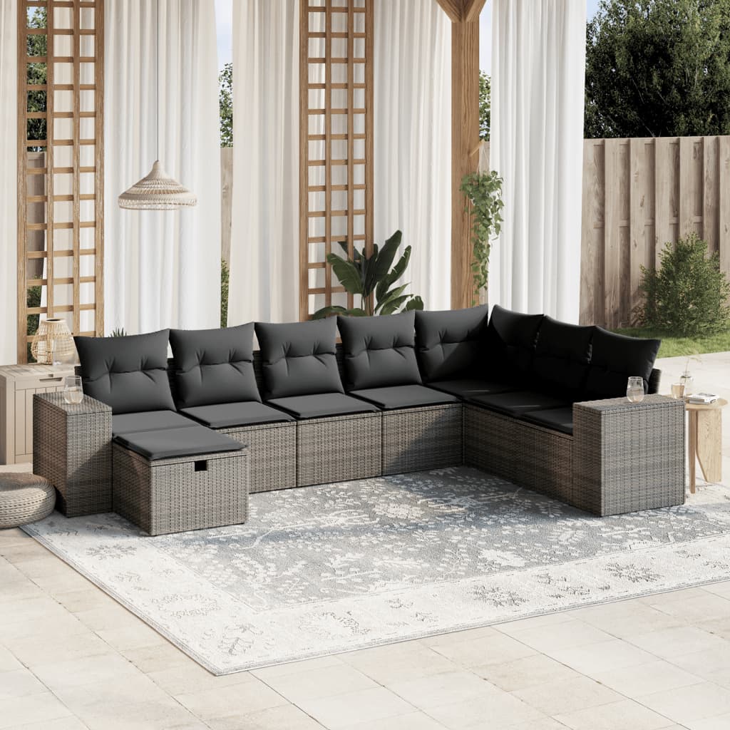 Sofasæt Til Haven 8 Dele Med Hynder Polyrattan - Variant 3264516