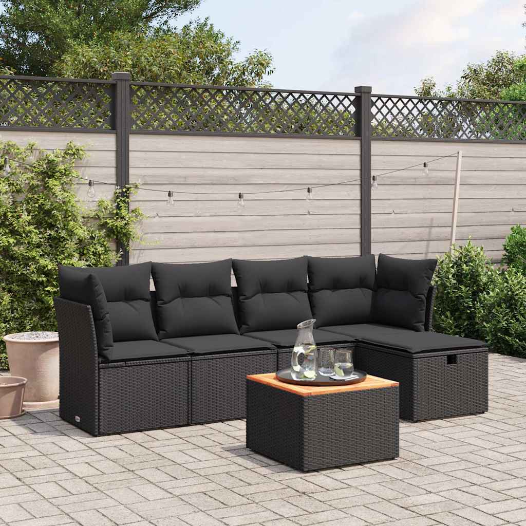 Sofasæt Til Haven 6 Dele Med Hynder Polyrattan - Variant 3264709