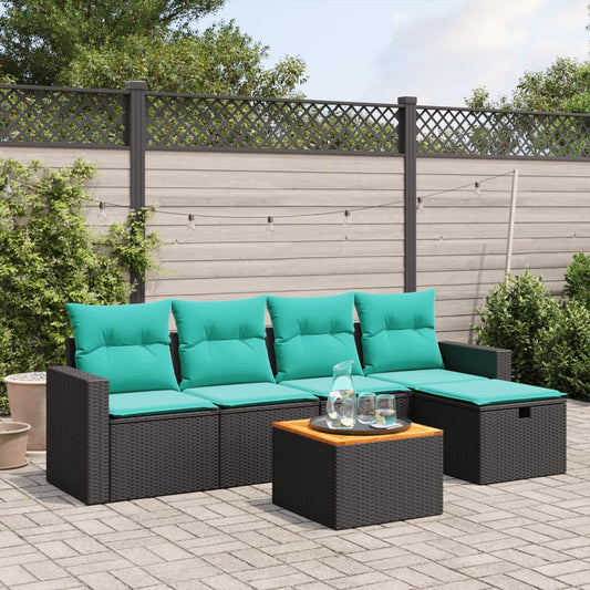 Sofasæt til Haven 6 Dele med Hynder Polyrattan - hovedbillede