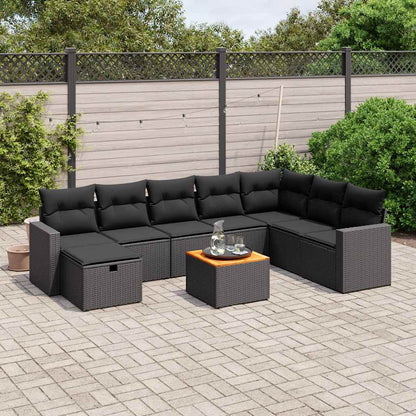 Sofasæt Til Haven 9 Dele Med Hynder Polyrattan - Variant 3264870