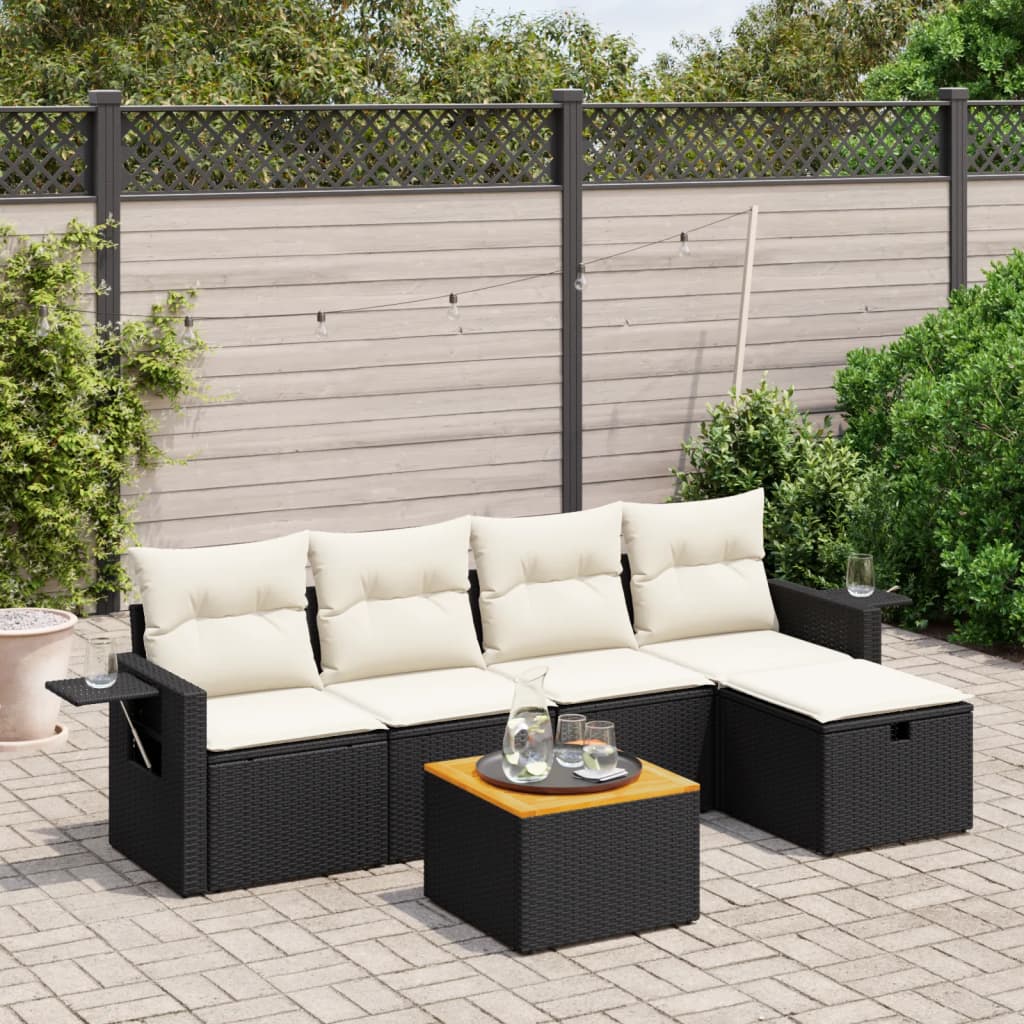 Sofasæt Til Haven 6 Dele Med Hynder Polyrattan - Variant 3264941
