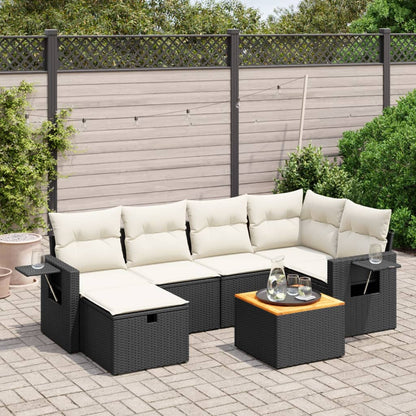 Sofasæt Til Haven 7 Dele Med Hynder Polyrattan - Variant 3264948