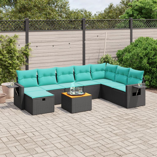 Sofasæt til Haven 9 Dele med Hynder Polyrattan - hovedbillede