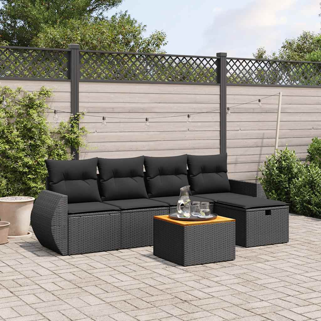 Sofasæt Til Haven 6 Dele Med Hynder Polyrattan - Variant 3265052