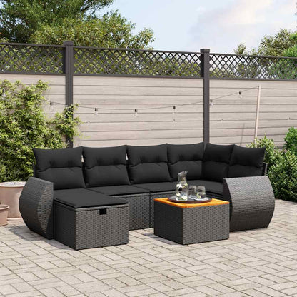 Sofasæt Til Haven 7 Dele Med Hynder Polyrattan - Variant 3265059