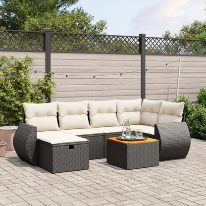 Sofasæt Til Haven 7 Dele Med Hynder Polyrattan - Variant 3265060