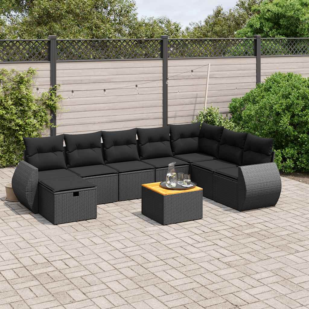 Sofasæt Til Haven 9 Dele Med Hynder Polyrattan - Variant 3265094