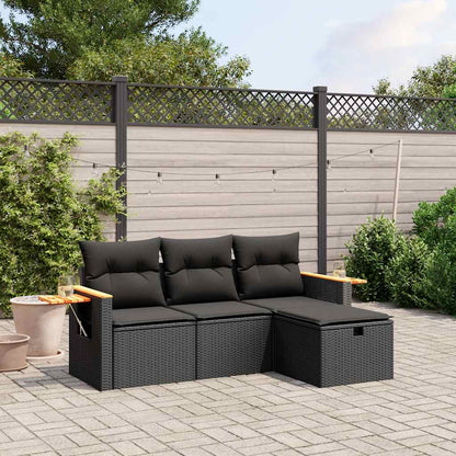 Sofasæt Til Haven 4 Dele Med Hynder Polyrattan - Variant 3265486
