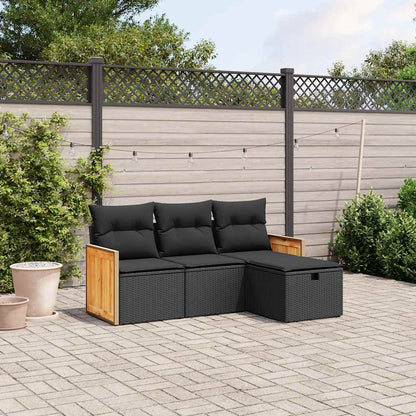 Sofasæt Til Haven 4 Dele Med Hynder Polyrattan - Variant 3265703