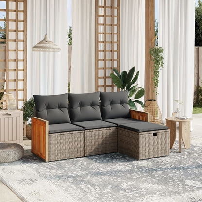 Sofasæt Til Haven 4 Dele Med Hynder Polyrattan - Variant 3265708