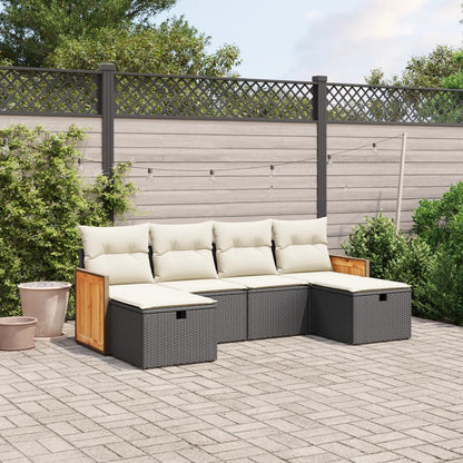 Sofasæt Til Haven 6 Dele Med Hynder Polyrattan - Variant 3265774