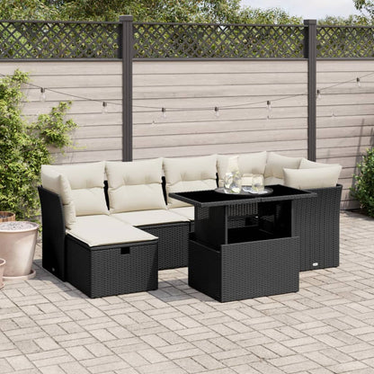 Sofasæt Til Haven 7 Dele Med Hynder Polyrattan - Variant 3274656