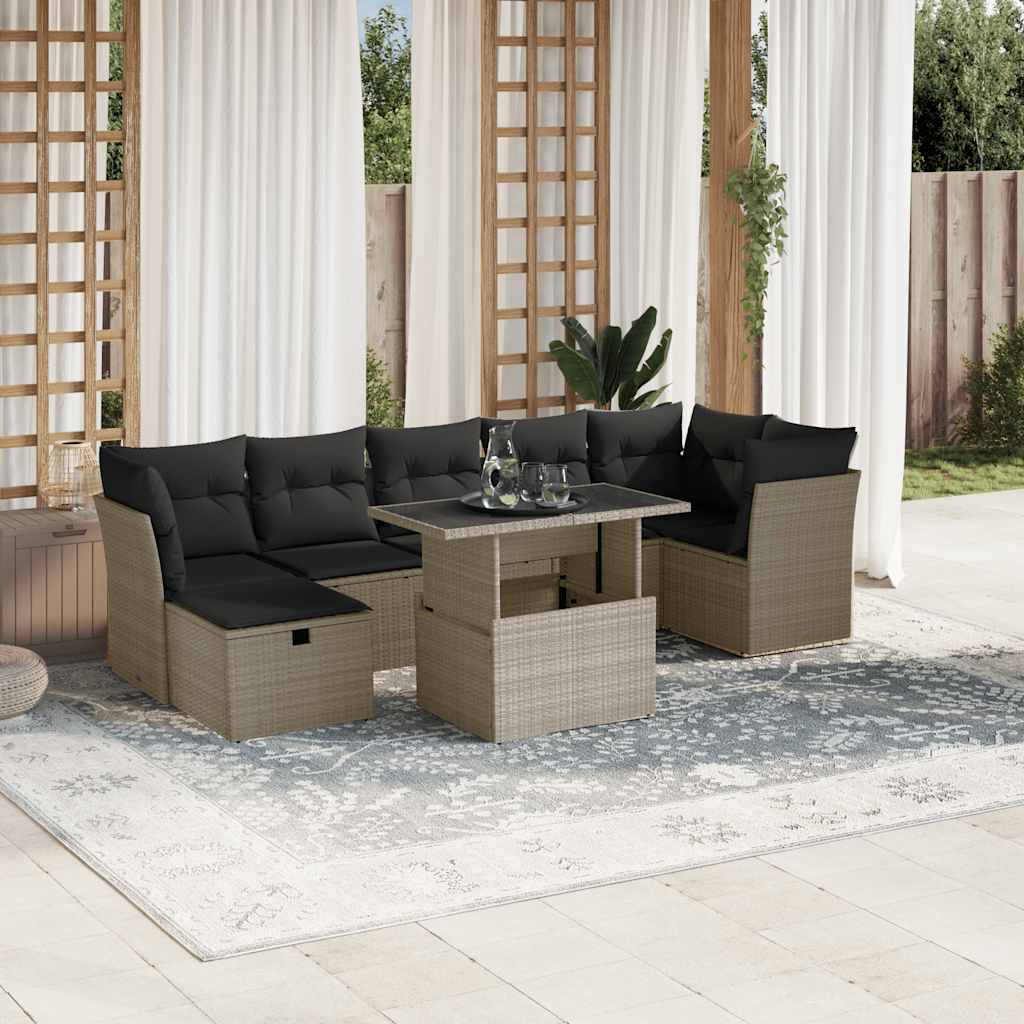 Sofasæt Til Haven 8 Dele Med Hynder Polyrattan - Variant 3274672