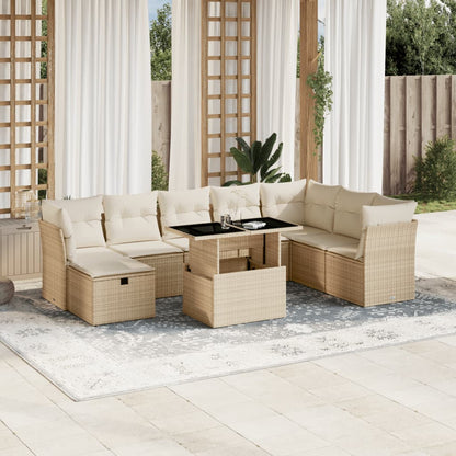 Sofasæt Til Haven 9 Dele Med Hynder Polyrattan - Variant 3274708