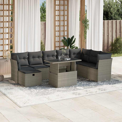 Sofasæt Til Haven 9 Dele Med Hynder Polyrattan - Variant 3274712