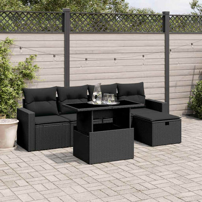 Sofasæt Til Haven 6 Dele Med Hynder Polyrattan - Variant 3274805