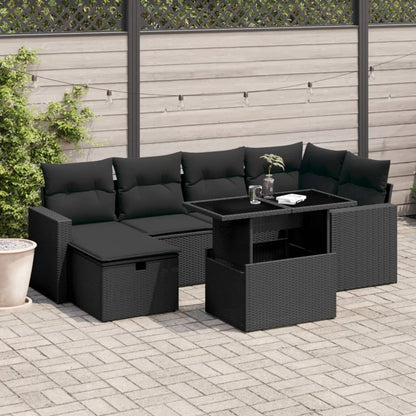 Sofasæt Til Haven 7 Dele Med Hynder Polyrattan - Variant 3274815