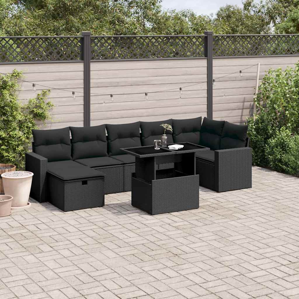 Sofasæt Til Haven 8 Dele Med Hynder Polyrattan - Variant 3274825