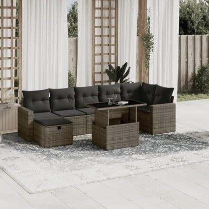 Sofasæt Til Haven 8 Dele Med Hynder Polyrattan - Variant 3274830