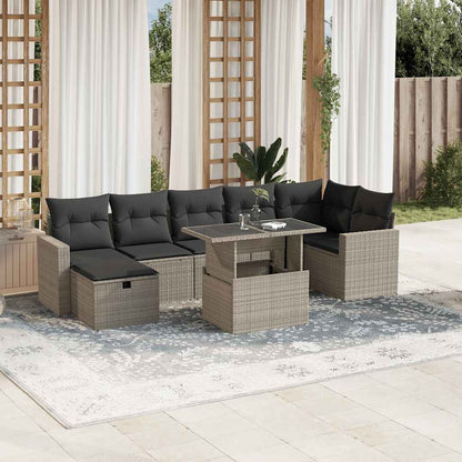 Sofasæt Til Haven 8 Dele Med Hynder Polyrattan - Variant 3274832