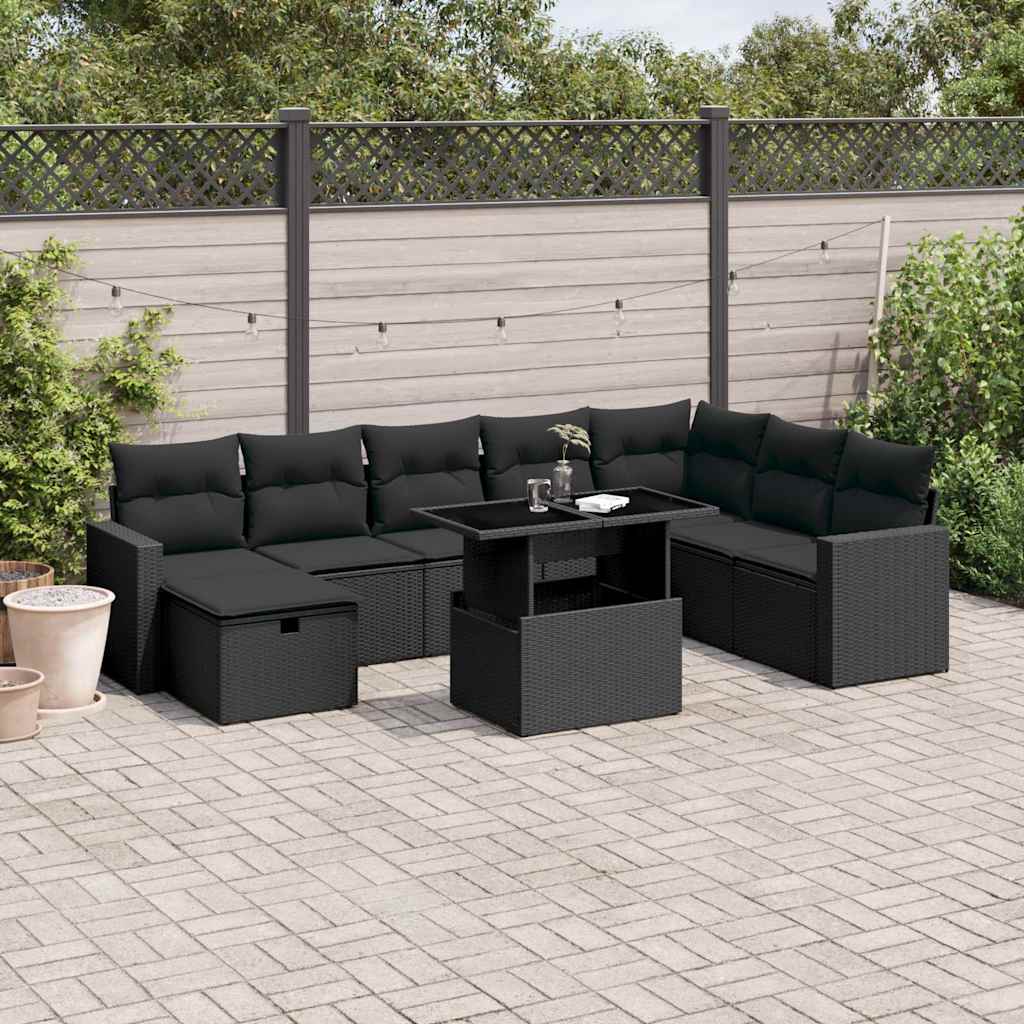 Sofasæt Til Haven 9 Dele Med Hynder Polyrattan - Variant 3274865