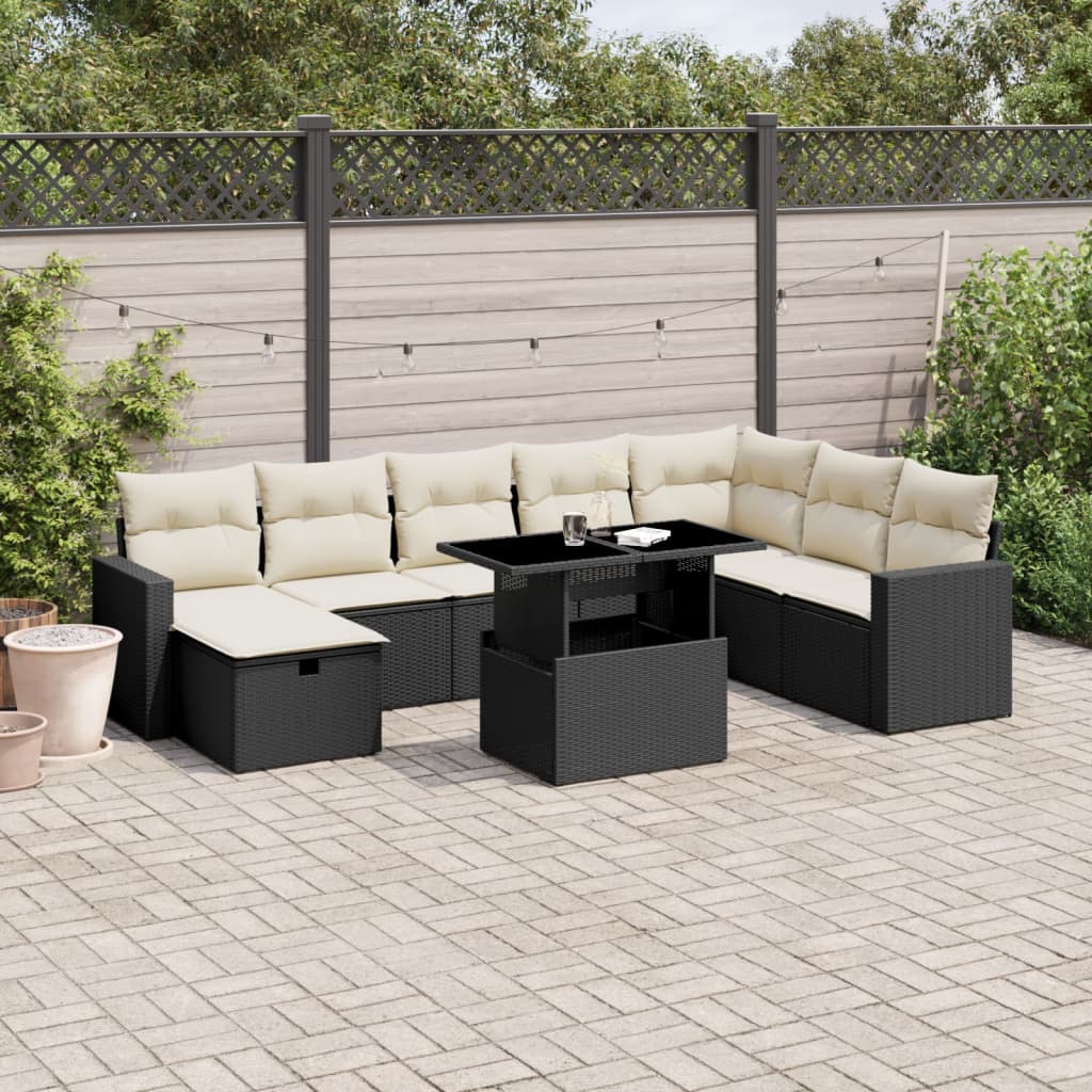 Sofasæt Til Haven 9 Dele Med Hynder Polyrattan - Variant 3274866