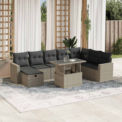 Sofasæt Til Haven 9 Dele Med Hynder Polyrattan - Variant 3274872