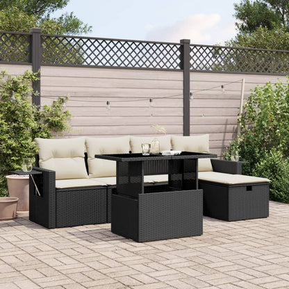 Sofasæt Til Haven 6 Dele Med Hynder Polyrattan - Variant 3274966