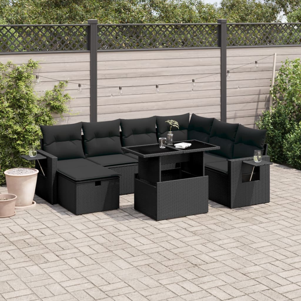 Sofasæt Til Haven 8 Dele Med Hynder Polyrattan - Variant 3274995
