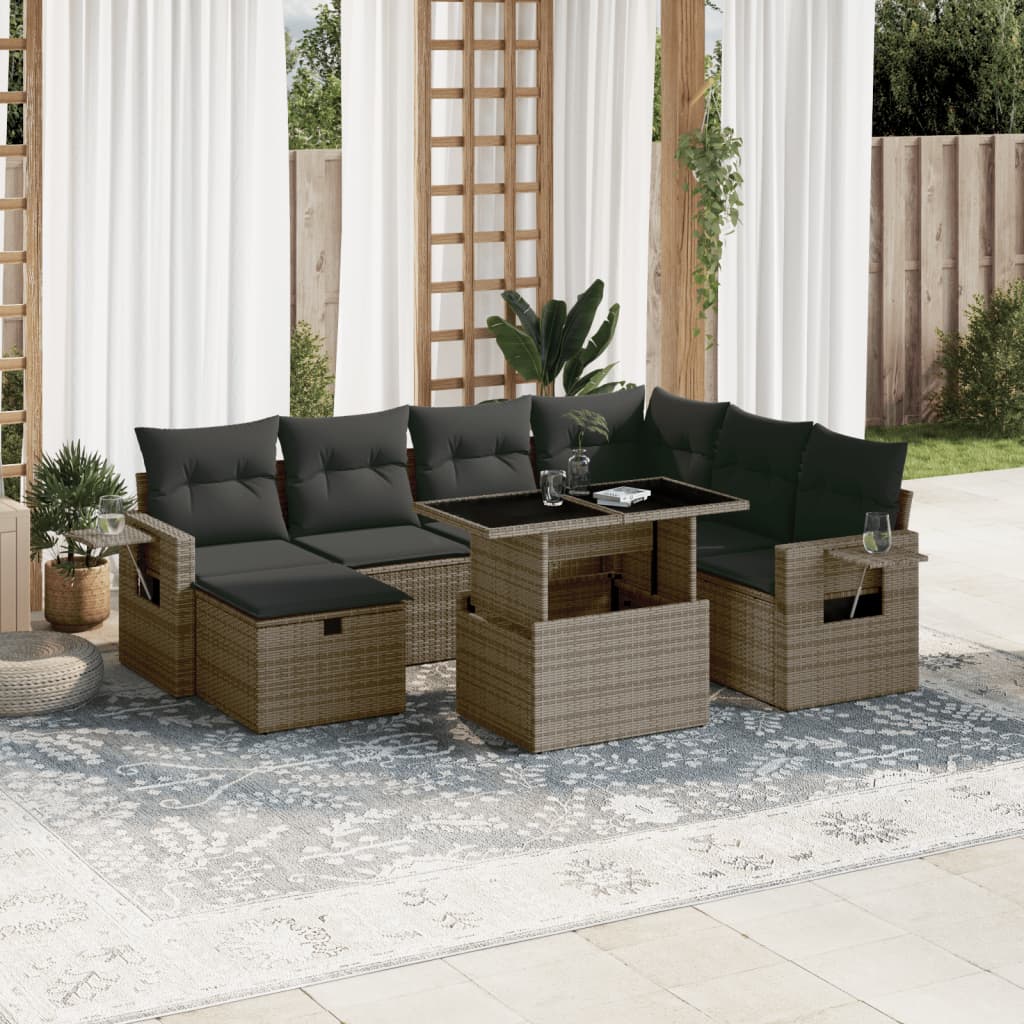 Sofasæt Til Haven 8 Dele Med Hynder Polyrattan - Variant 3275000