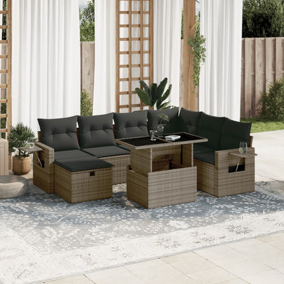 Sofasæt Til Haven 8 Dele Med Hynder Polyrattan - Variant 3275000