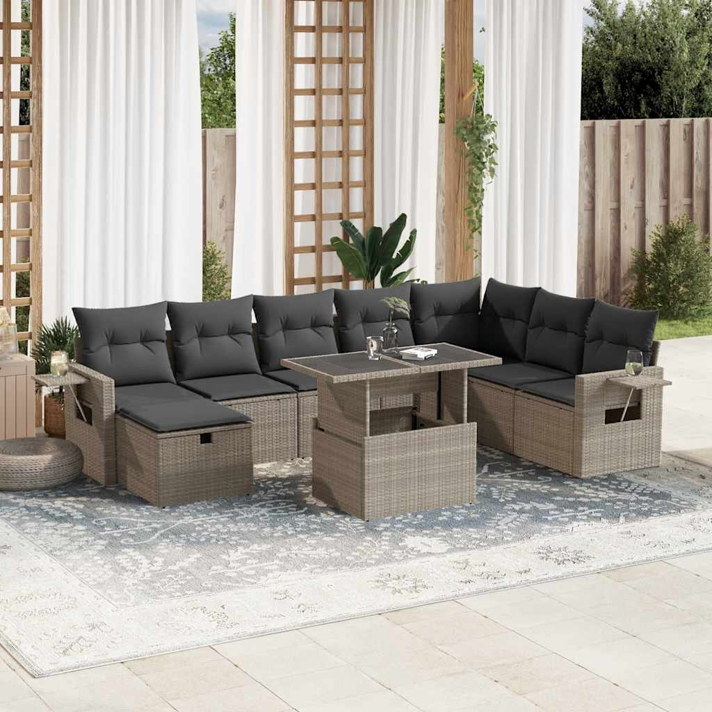 Sofasæt Til Haven 9 Dele Med Hynder Polyrattan - Variant 3275032