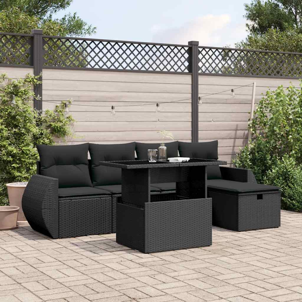 Sofasæt Til Haven 6 Dele Med Hynder Polyrattan - Variant 3275125